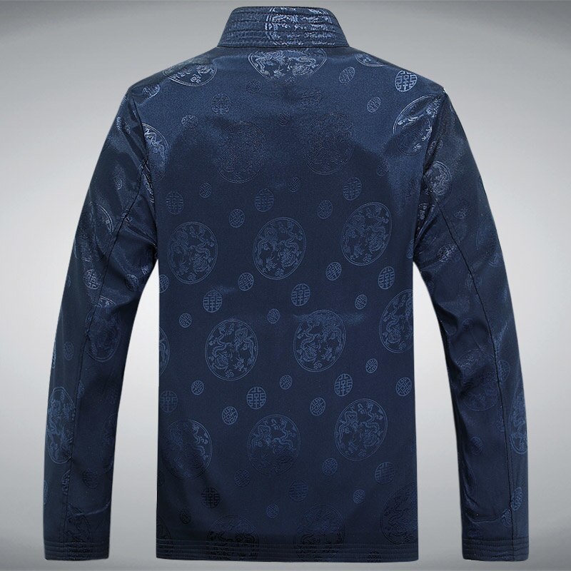 Traditionele Chinese Kung Fu Pak Mannelijke Kleding Jas Voor Mannen Cheongsam Tang Pak Oosterse Dragen Vintage Man Mens Chinese Tops