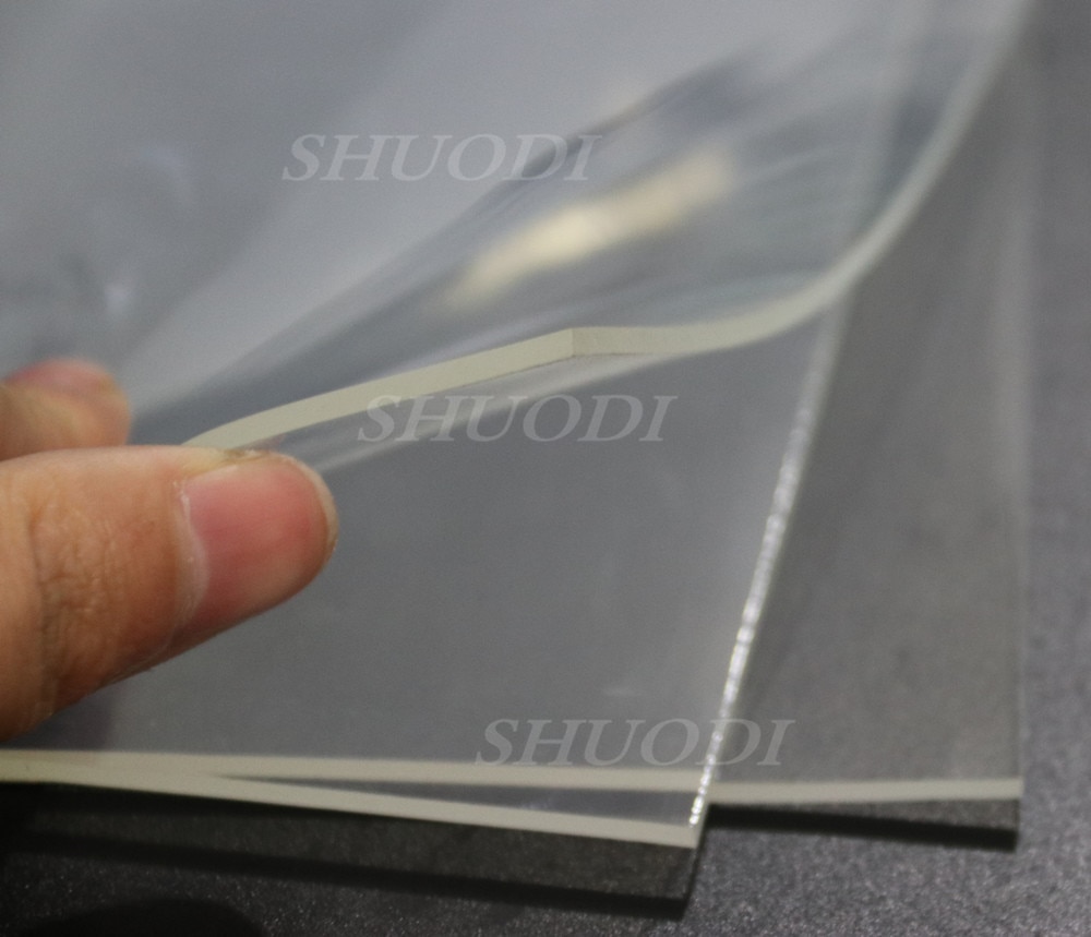 3 Pcs of 125*125mm Vacuum Forming Pressure Sheets Square Beauty White Film 1mm 2mm Soft Dental Lab Thermoplastic Material