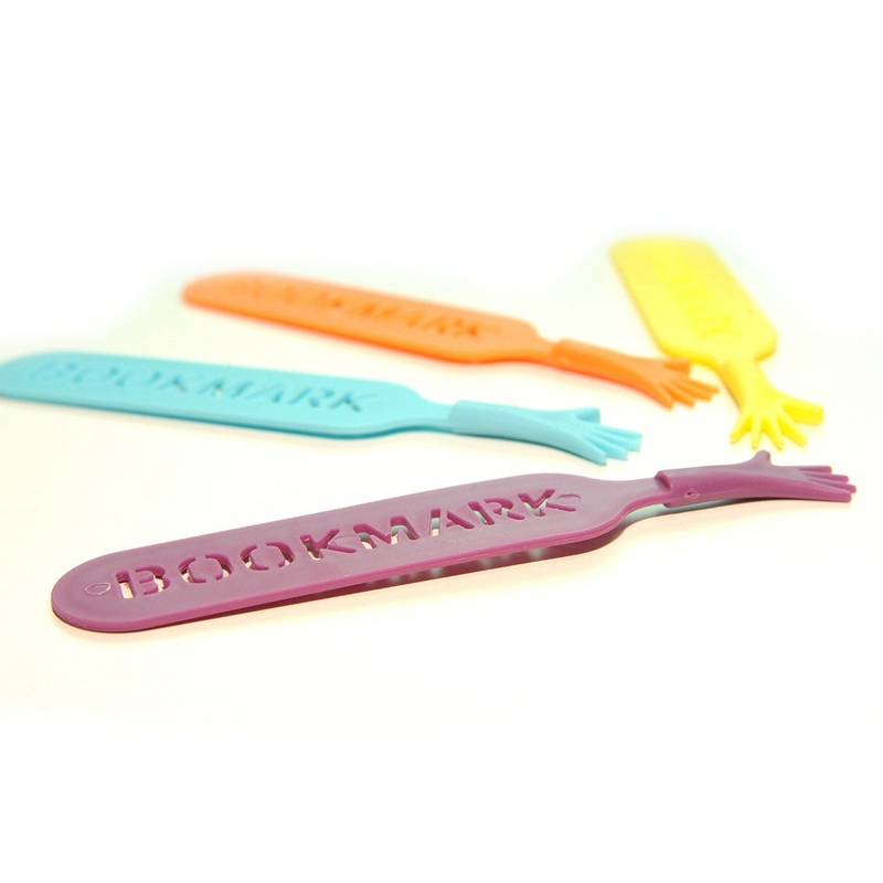 1 Sets THE BOOK Novelty Bookmark Funny Bookworm Reading
