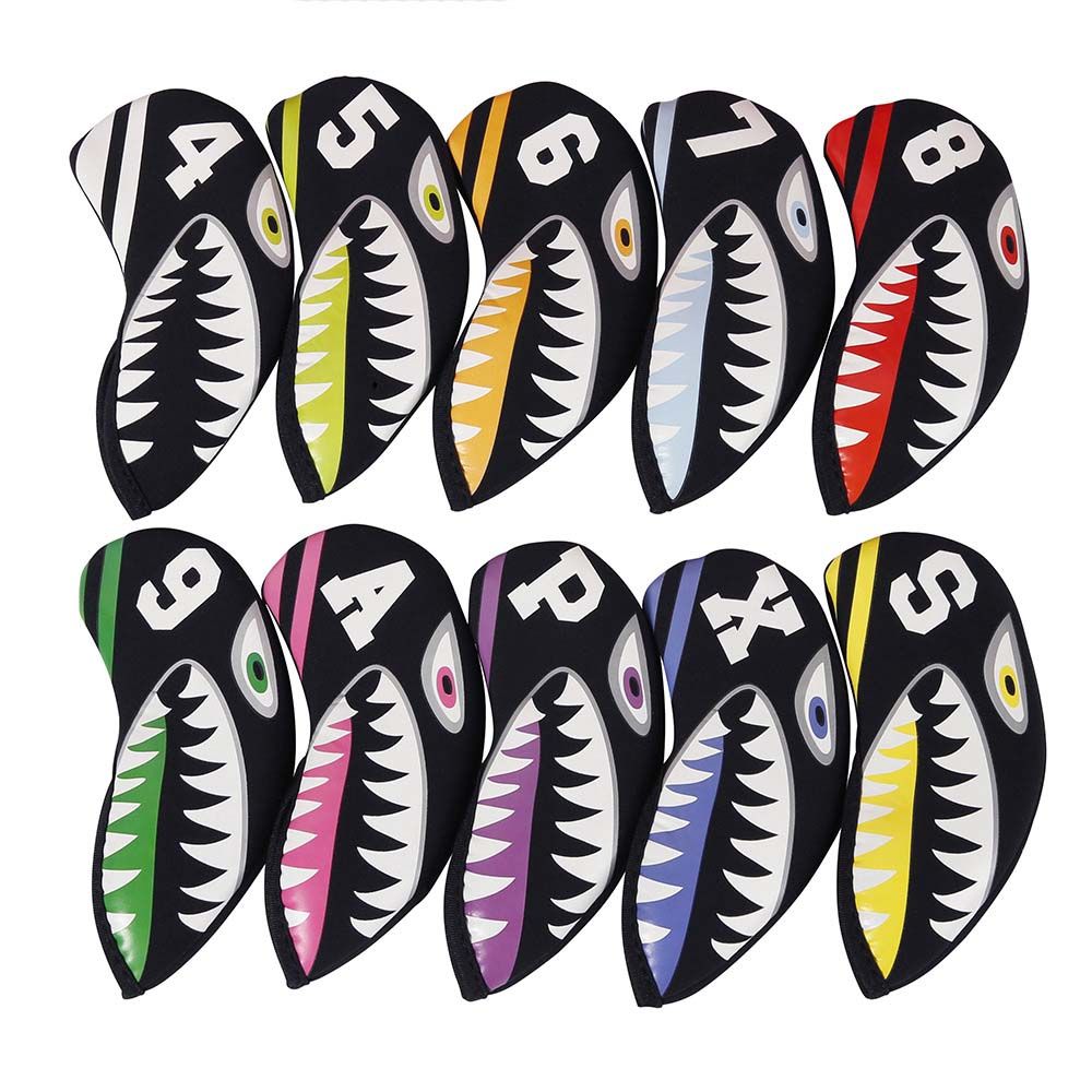 Étui de protection en fer de Golf, de Graffiti requin, imperméable, Durable, accessoires de Putter de Golf