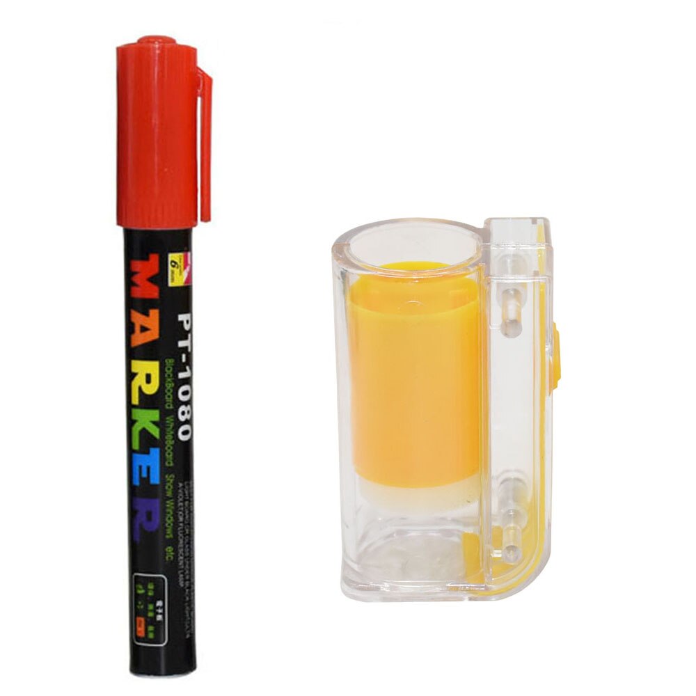 Juego de Herramientas de marcado de abejas, marcador de botella con bolígrafos de marcado, abeja, Rey, Reina, Catcher, 8 colores, equipo de apicultor de apicultura, 1 Juego: Rojo