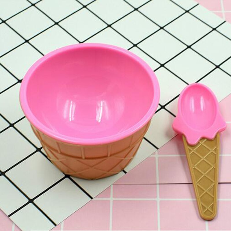 Safe Feeding Baby Bowls Plates Children's Tableware Food Containers Cups Kids Dishes Ice Cream Bowls Spoons Dinnerware