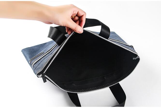 Oxford stoff dokumentveske stor kapasitet tote bag mannlig forretningsinformasjon bok bag lerret dokumentmappe dokumentbag