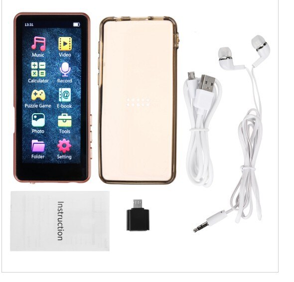 Mahdi M9 Music MP3 Player Support VideoTF Card With Speaker Bluetooth 5.0 MP3 Player Touch Screen 3.5 Inch HD HIFI 8GB