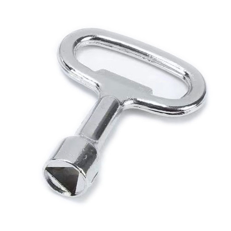 Water Spigot Keys Hydrant Keys Utility Keys Spanners Keys Wide Application for Wall Hydrant Faucets Valves Repair Tool: Silver
