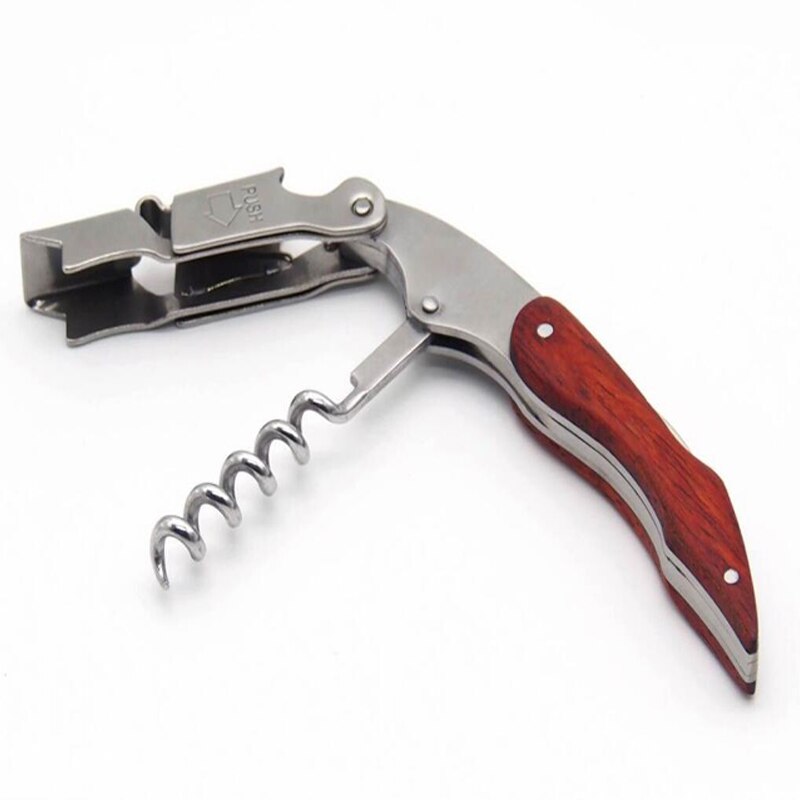 KHGDNOR Kurkentrekker Wijn Flesopener Houten Handvat Professionele Wijn Opener Keuken Gereedschap Accessoires