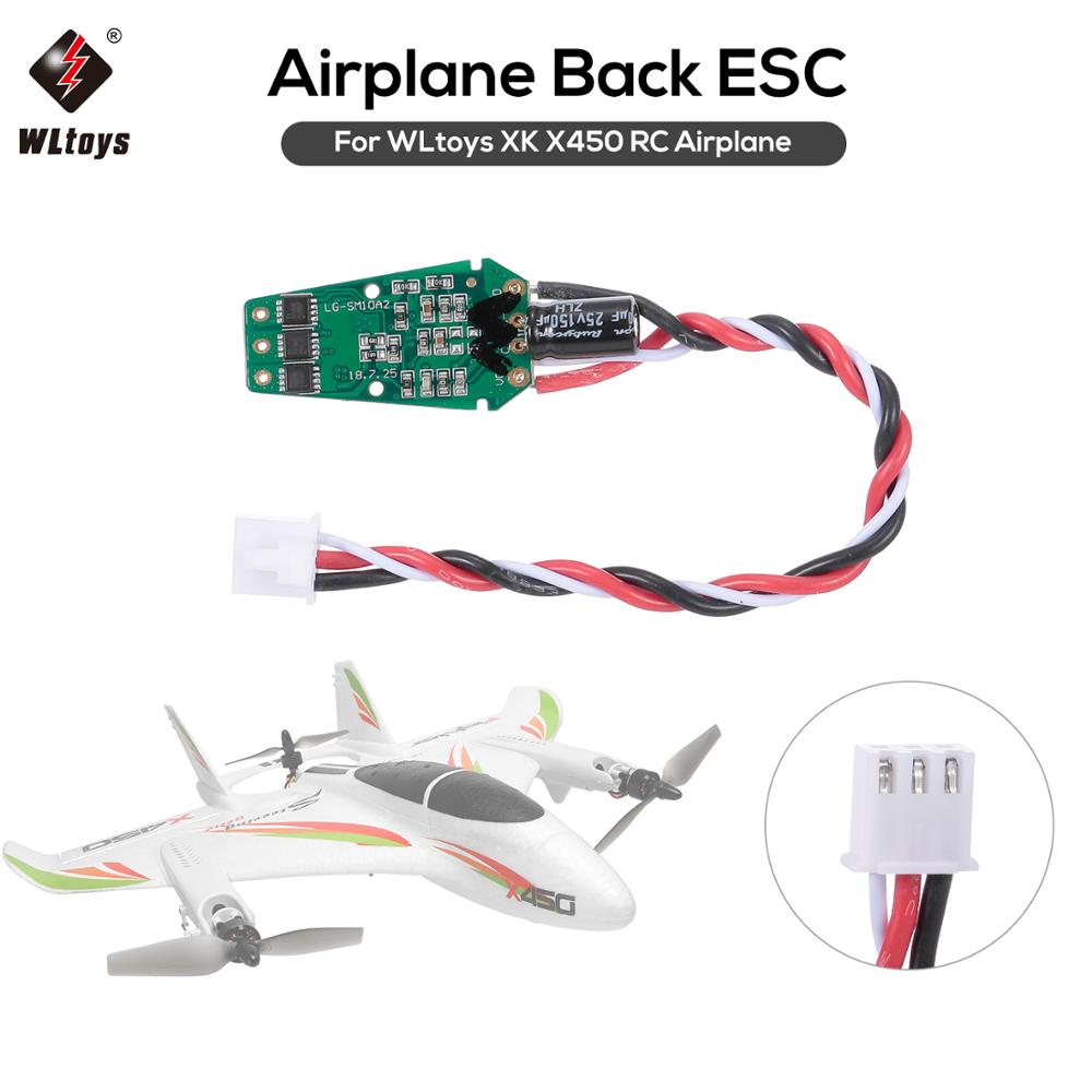 WLtoys XK X450 RC Aereo Elicottero Pezzi di Ricambio Set di Aeromobili Ad Ala Fissa Coperchio del Vano Batteria Copertura Della Cassa Della Batteria: Back ESC