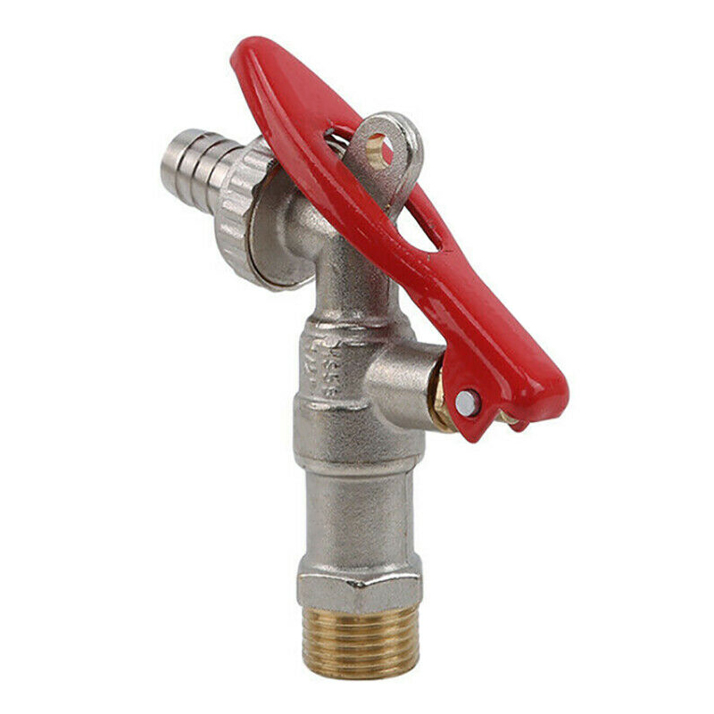Brass External Thread Water Tap Lockable Home Washing Machine Garden Single Spout Faucet HVR88