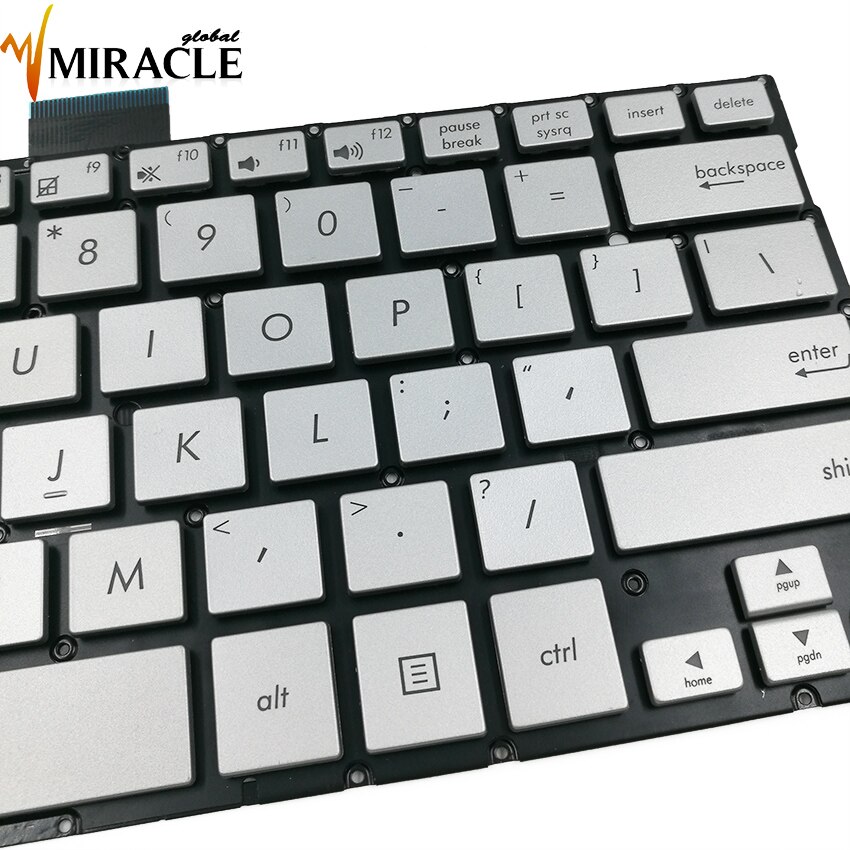 Q302 Backlit Laptop keyboard for ASUS Vivobook Flip Q302 Q301L Q302LA P302LJ US English silver NSK-UQC01 0KNB0-362DUS00 Test