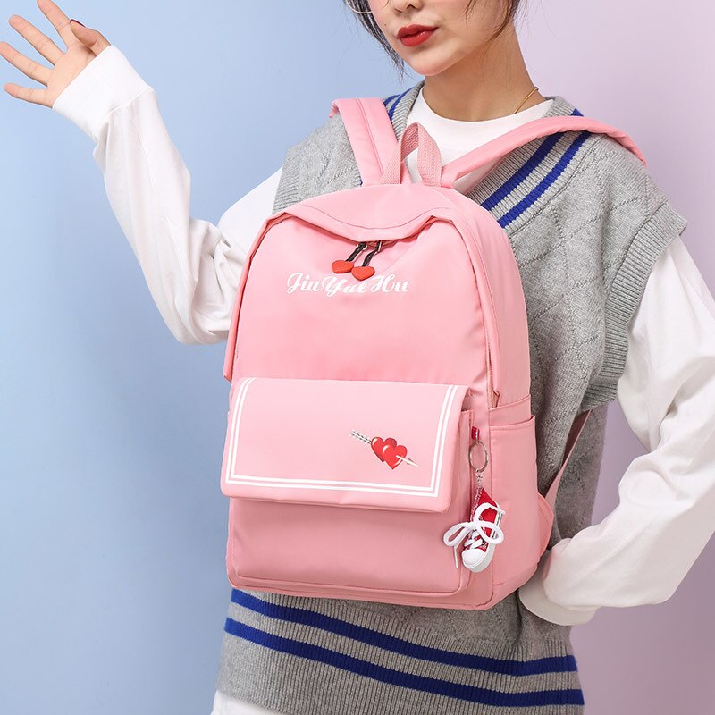lässig Frauen Rucksack Nylon Rucksack Wasserdichte Schulter Tasche Weibliche Rucksack Schule Tasche Für Teenager Mädchen Mochilas Mujer Tornister