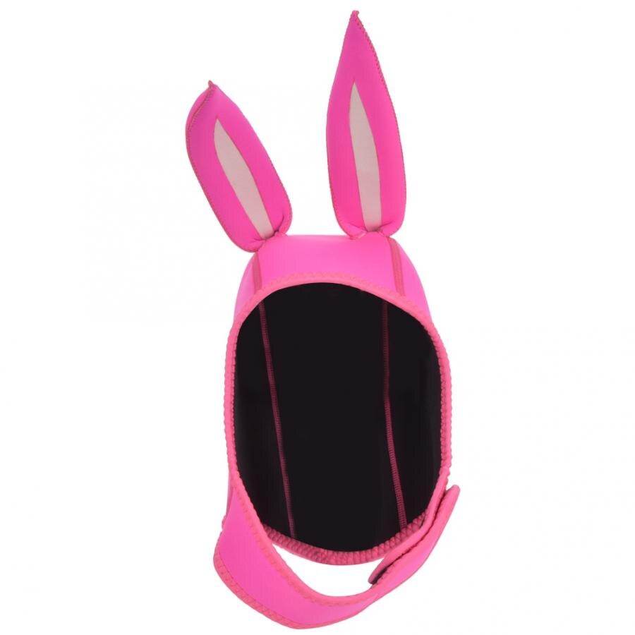 Snorkel Mask Neoprene Scuba Free Diving Animal Cartoon Hat Cap Helmet Hood Equipment full face diving accessories: Pink