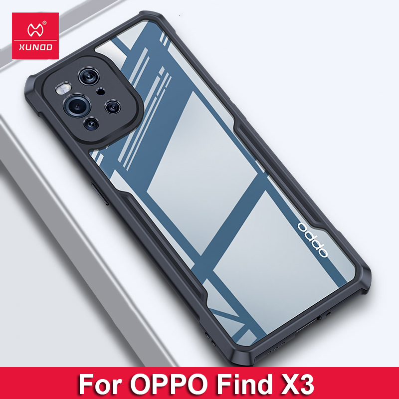 Für finden X5 Profi fallen, xundd Stoßfest fallen Für OPPO Finden X5 Lite fallen transparent Stoßstange Telefon Abdeckung Fingerabdruck Kostenloser Abdeckung: Pro finden X3