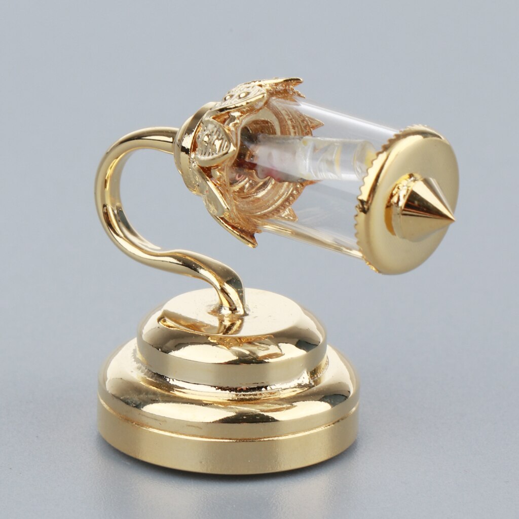 MagiDeal 1 Pair Dollhouse Trasparente Paralume Elettrico di Illuminazione A LED Lampada Da Parete Della Decorazione