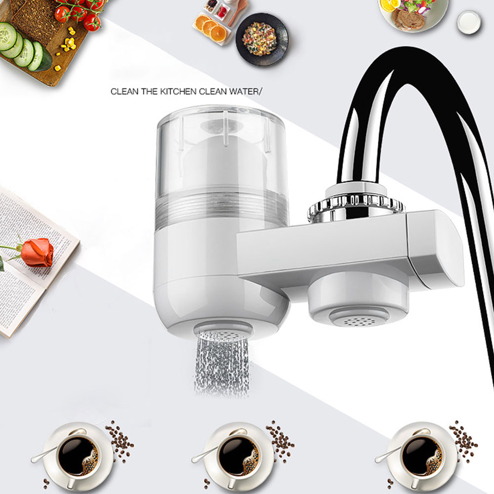 Tap Water Purifier Clean Kitchen Faucet Washable Ceramic Percolator Water Filter Filtro Rust Bacteria Removal Replacement Filter