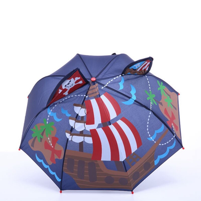 Cartoon prinses dieren opvouwbare paraplu regenparasol paraplu's kleuterschool meisjes jongens zonnebrandcrème kinderen paraplu's verjaardag: Stijl 2