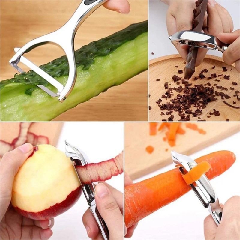 Grattoir à peau, accessoires, éplucheur de légumes, éplucheur, broyeur, acier inoxydable, multifonction, pomme de terre, carotte, Gadgets de cuisine, outils