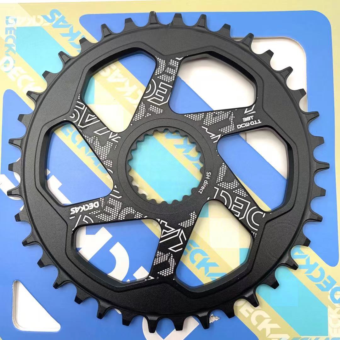 DECKAS-plato de bicicleta de montaña, rueda ancha y estrecha para Shimano M6100 M7100 M8100 M9100, juego de bielas de 12 velocidades, 1x1 2s