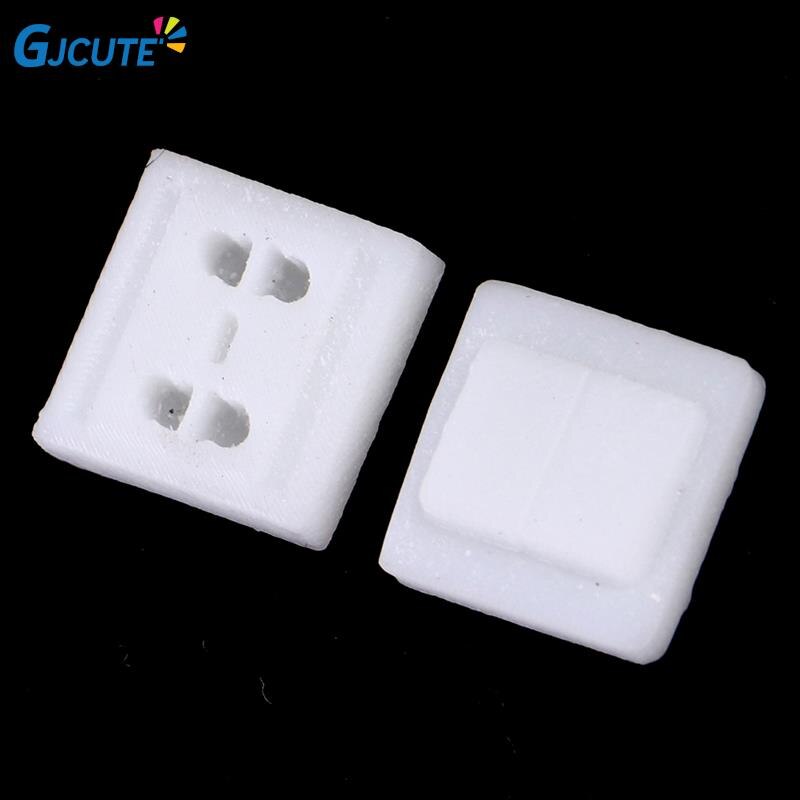 1 impostato mini interruttore presa modello 1:12 casa delle bambole decorazione della casa giocattolo scena puntelli interruttore presa modello giocattoli decorativi fai da te
