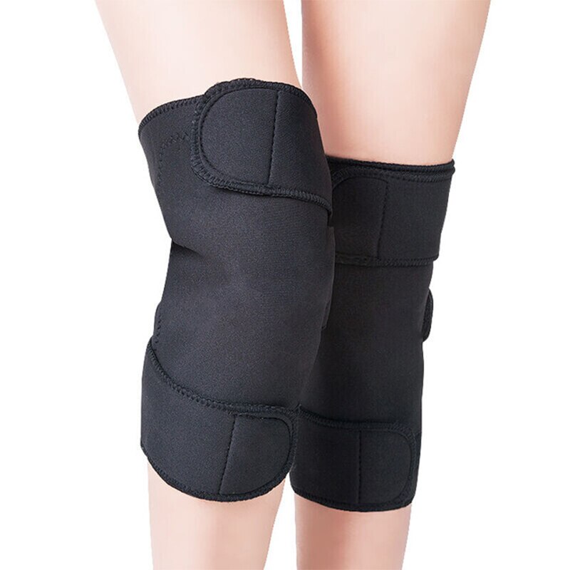 1 Paar Kniebeschermers Toermalijn Zelf Verwarming Magnetische Therapie Warmer Kneepad Artritis Brace Ondersteuning Outdoor Fitness Letsel Herstel