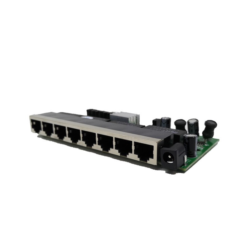Oem modell 8 havn gigabit bytte om modul skrivebord  rj45 ethernet bytte om modul 10/100/1000 mbps lan hub bytte om modul 8 portas
