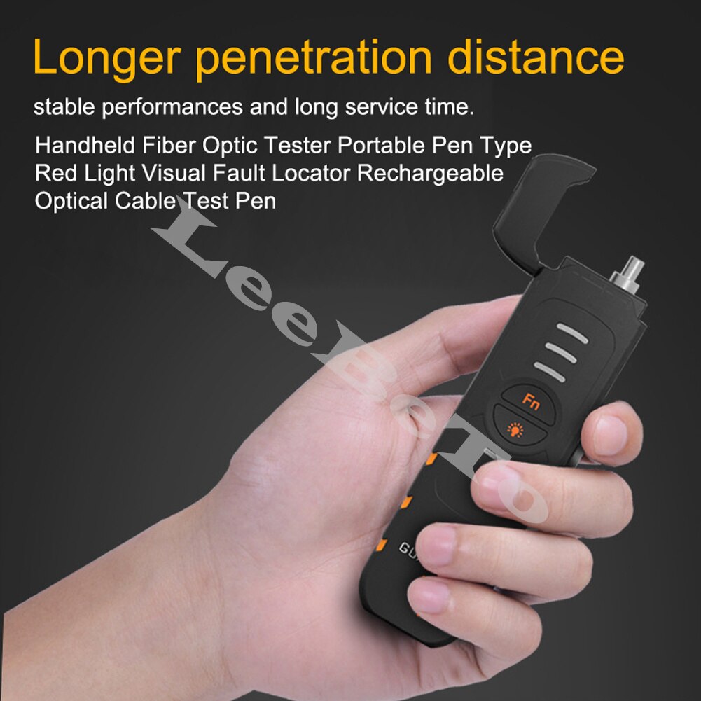 G10 Optical Power Meter with 5-30Mw Visual Fault Locator Fiber Optic Power Meter With Flash Light OPM Fiber Optic Red Light Pen