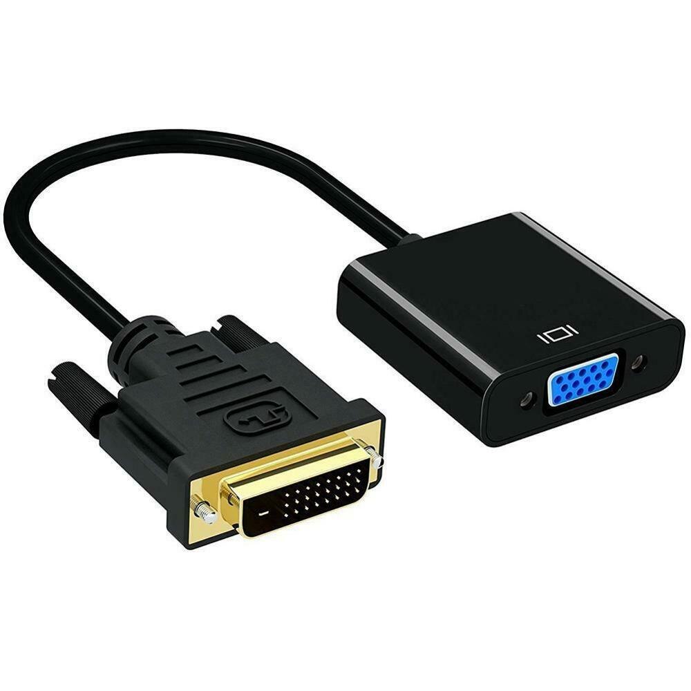 1080p DVI-D naar VGA adapter kabel 24 + 1 25 pin DVI male naar 15 pin VGA female