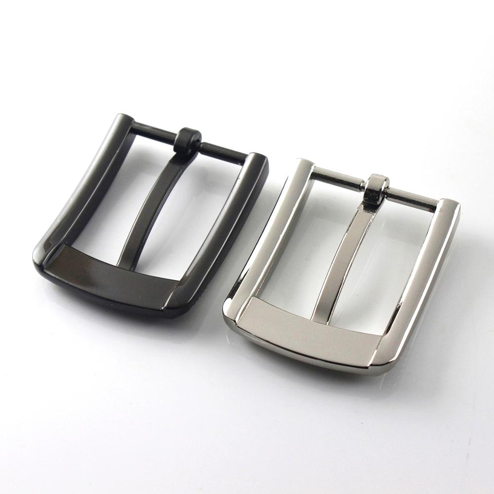 Hebilla de cinturón de Metal de 3cm, 1 ud., informal, Marrón mate, barra de talón, Pin único, correa de cuero artesanal para cinturón de 27-29mm