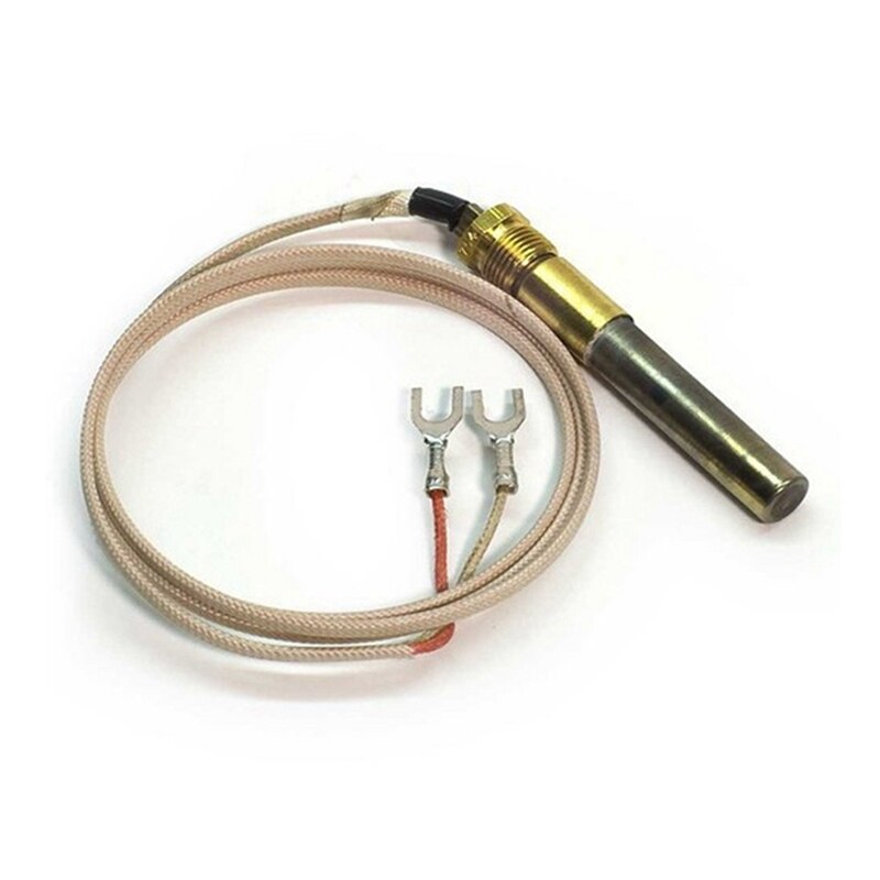 Termopar para calentador, chimenea termopila de repuesto, chimenea y estufa para estufas de Gas de fuego: 61cm