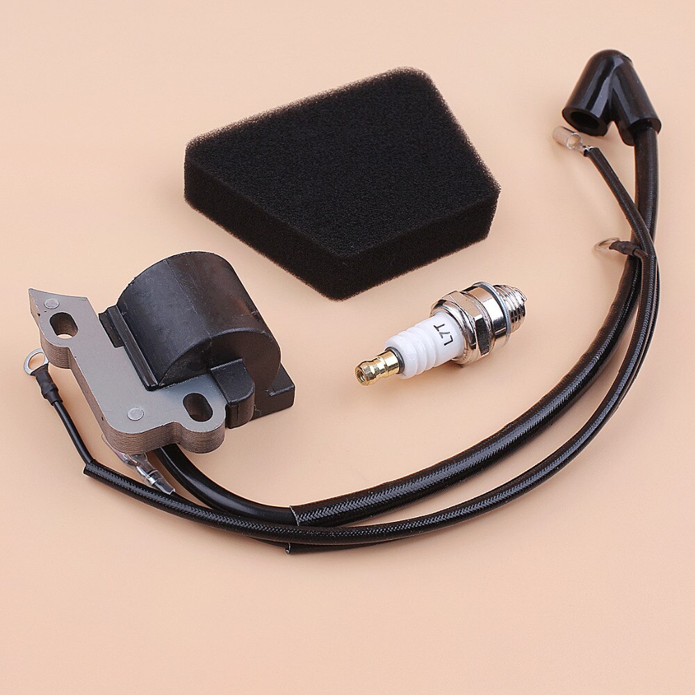 Zündspule Modul Zündkerze Kit für Partner 350 351 Mcculloch Mac 335 435 440 Benzin Kettensäge Ersatzteile