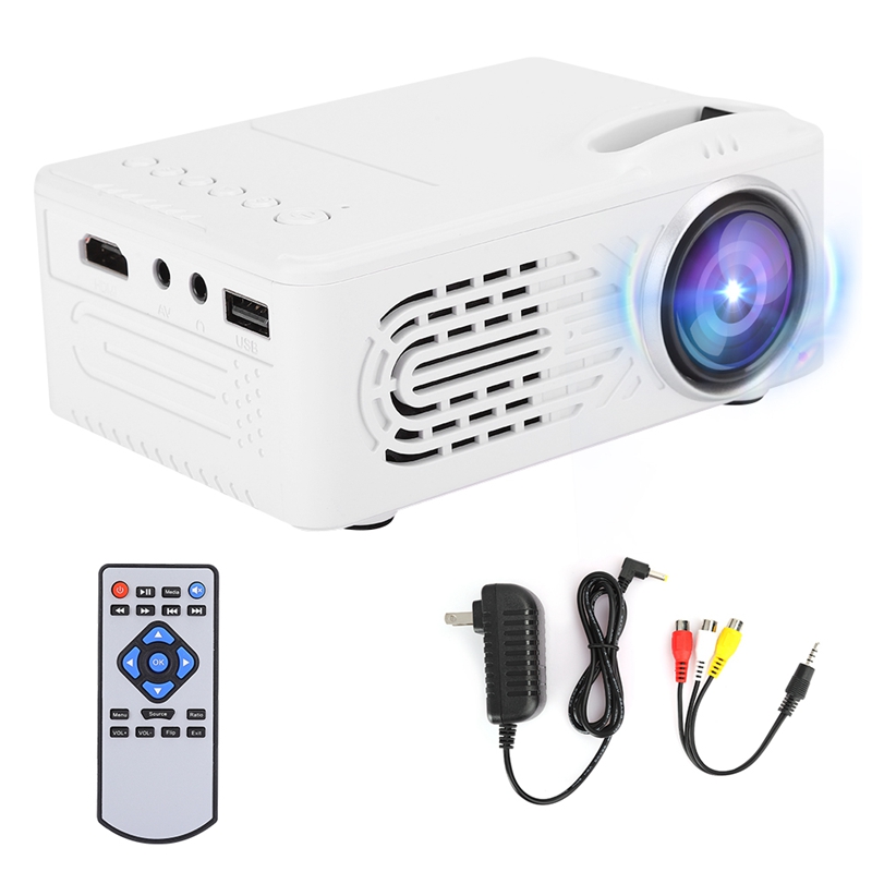 Rd814 Mini Portable Projector Children's Led Pico Video Projector Suitable for Home Movie Projection Us Plug