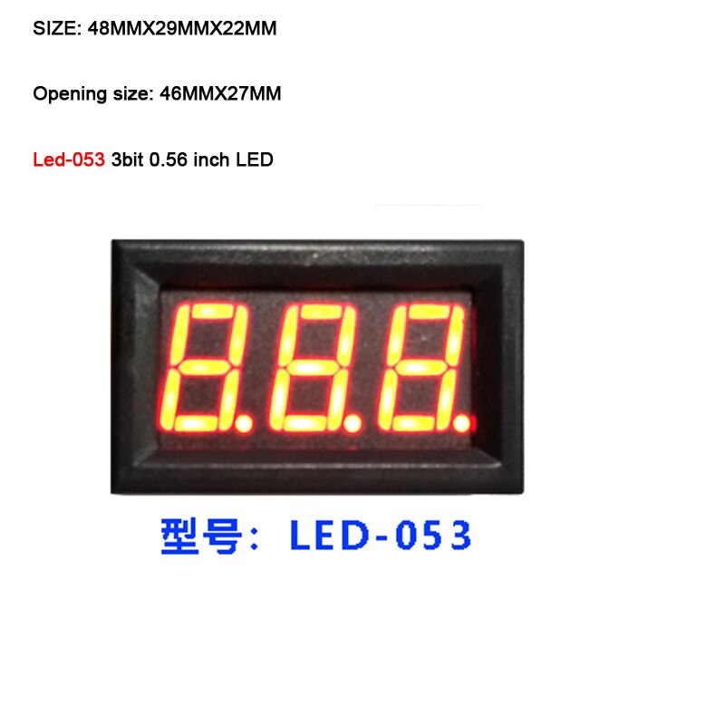 RS485 Serial Port Meter LED Digital Tube Display 485 TTL Display Module PLC Communication MODBUS RTU ASCII DC 5V - 36V 12V 24V: RS485 interface / LED-053 3bits