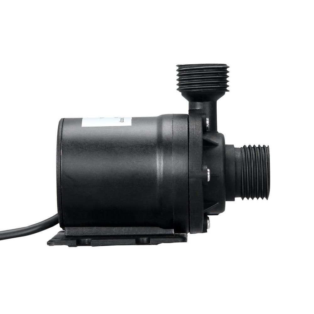 Multifunction Threaded Water Pump Ultra Quiet Mini DC 12V Lift 5M 800L/H Brushless Motor Submersible Water Pump