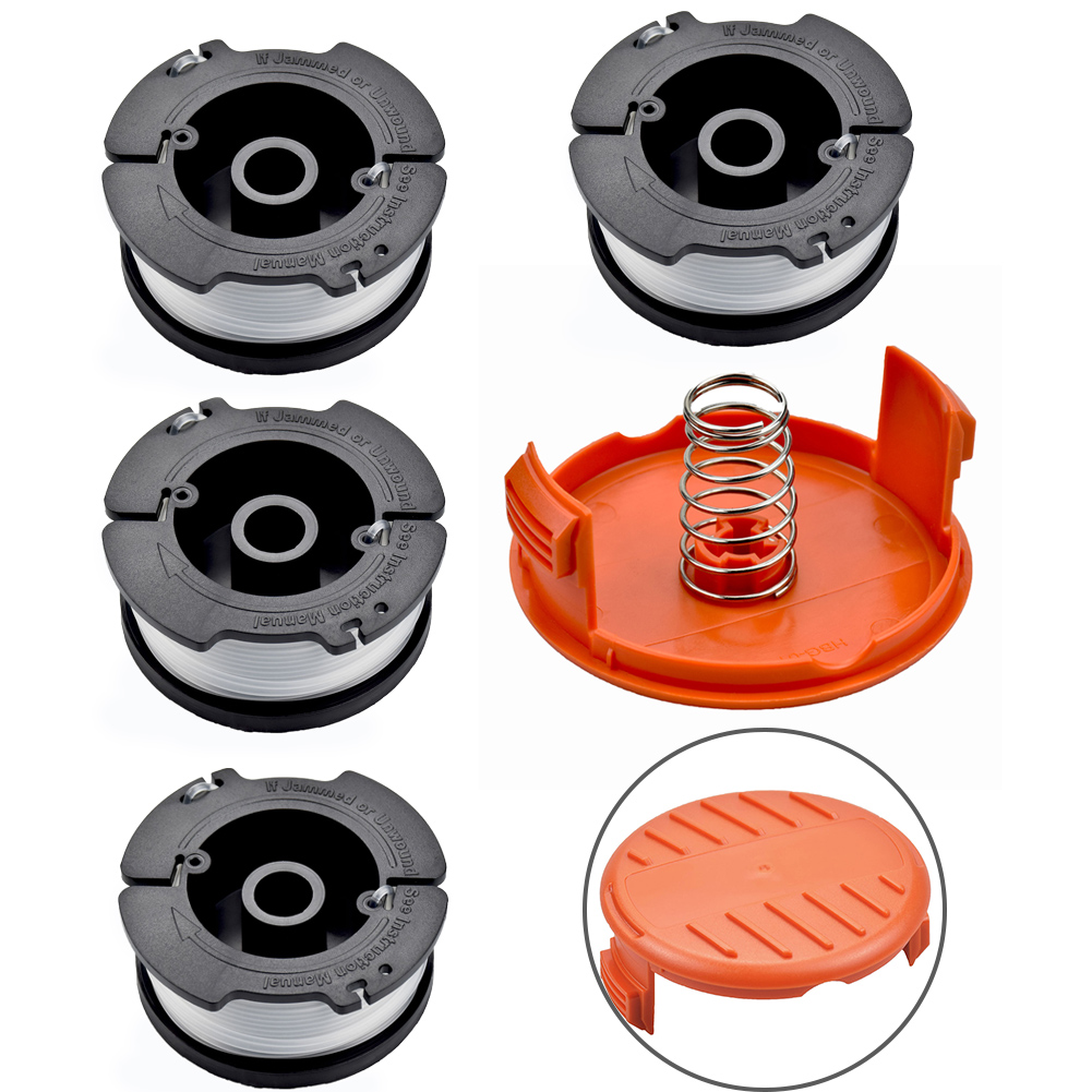 Carrete recortador de césped para Black Decker Cap AF100, GL280, GL301, GL425, GL430, accesorios de herramientas eléctricas de jardín
