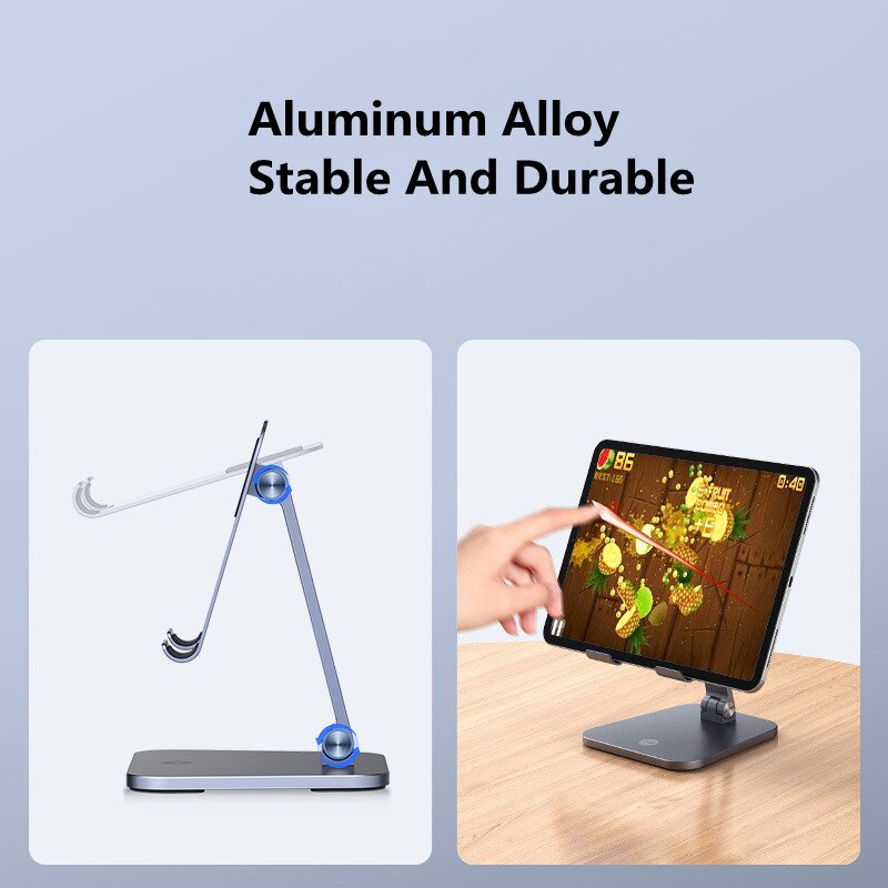 Tablet Telefoon Houder Stand Voor Iphone 12 Pro Xiaomi Huawei Aluminium Mobiele Telefoon Tablet Houder Voor Ipad Minder dan 13Inch
