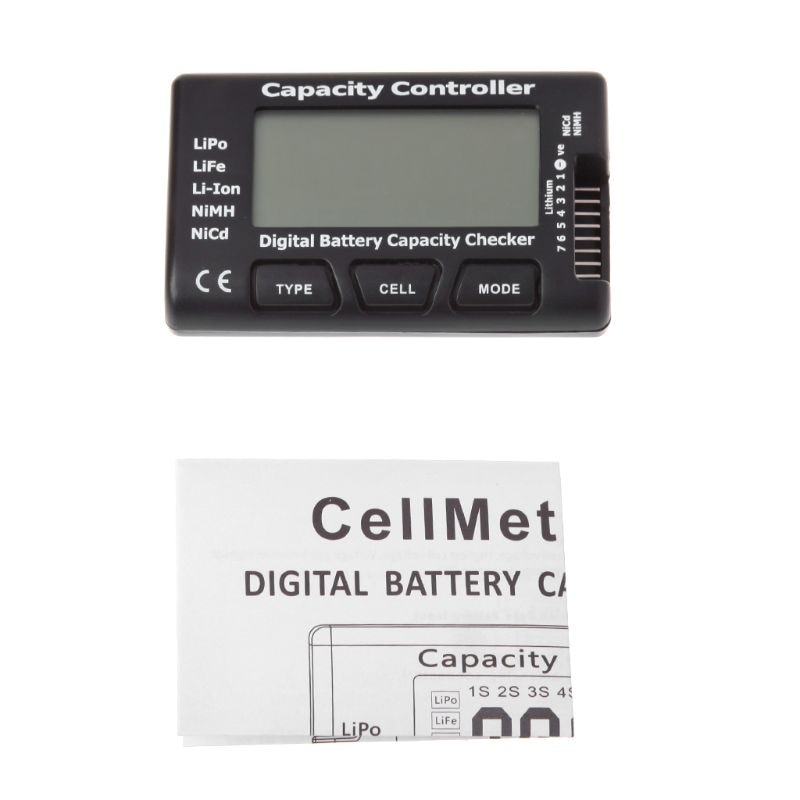 Rc CellMeter-7 Digitale Batterij Capaciteit Checker Voor Nicd Nimh Lipo Life Li-Ion