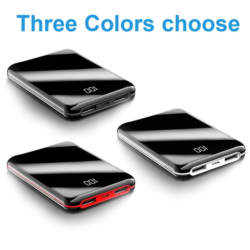 20000 mAh Power Bank Quick Charge Dual USB Schnelle 20000 mAh Power Für Xiaomi Tragbare Ladegerät Externe Batterie Pack