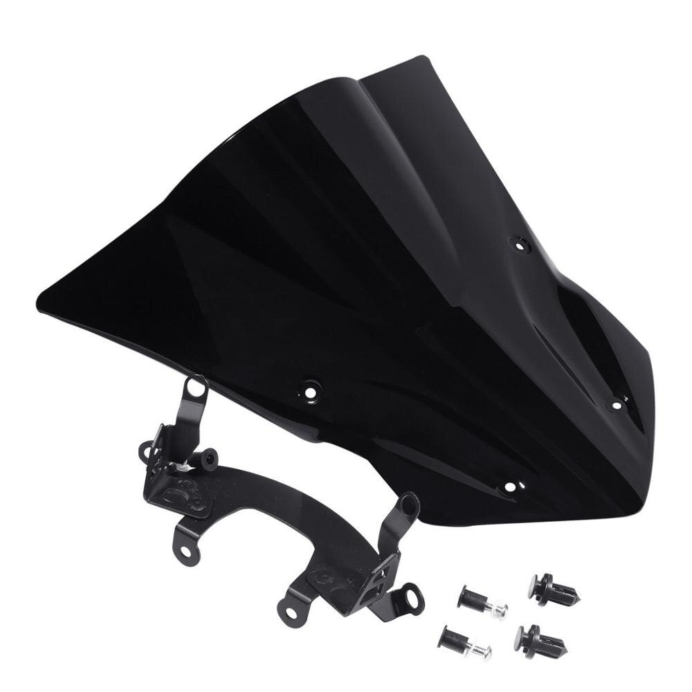 Motorfiets Voor Windschermen Wind Screen Met Beugel Voor Kawasaki Z-900 Z 900 Z900: Black