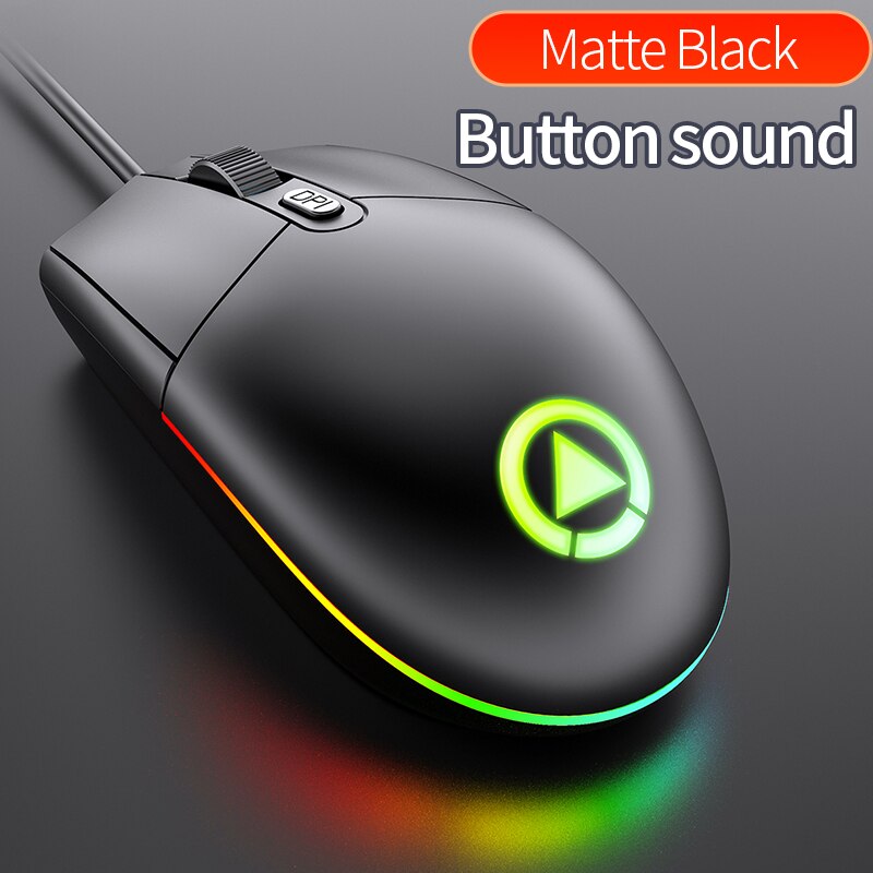 Gamer Muis Wired Led Gaming Muis 1600 Dpi Usb Ergonomische Ma... – Grandado