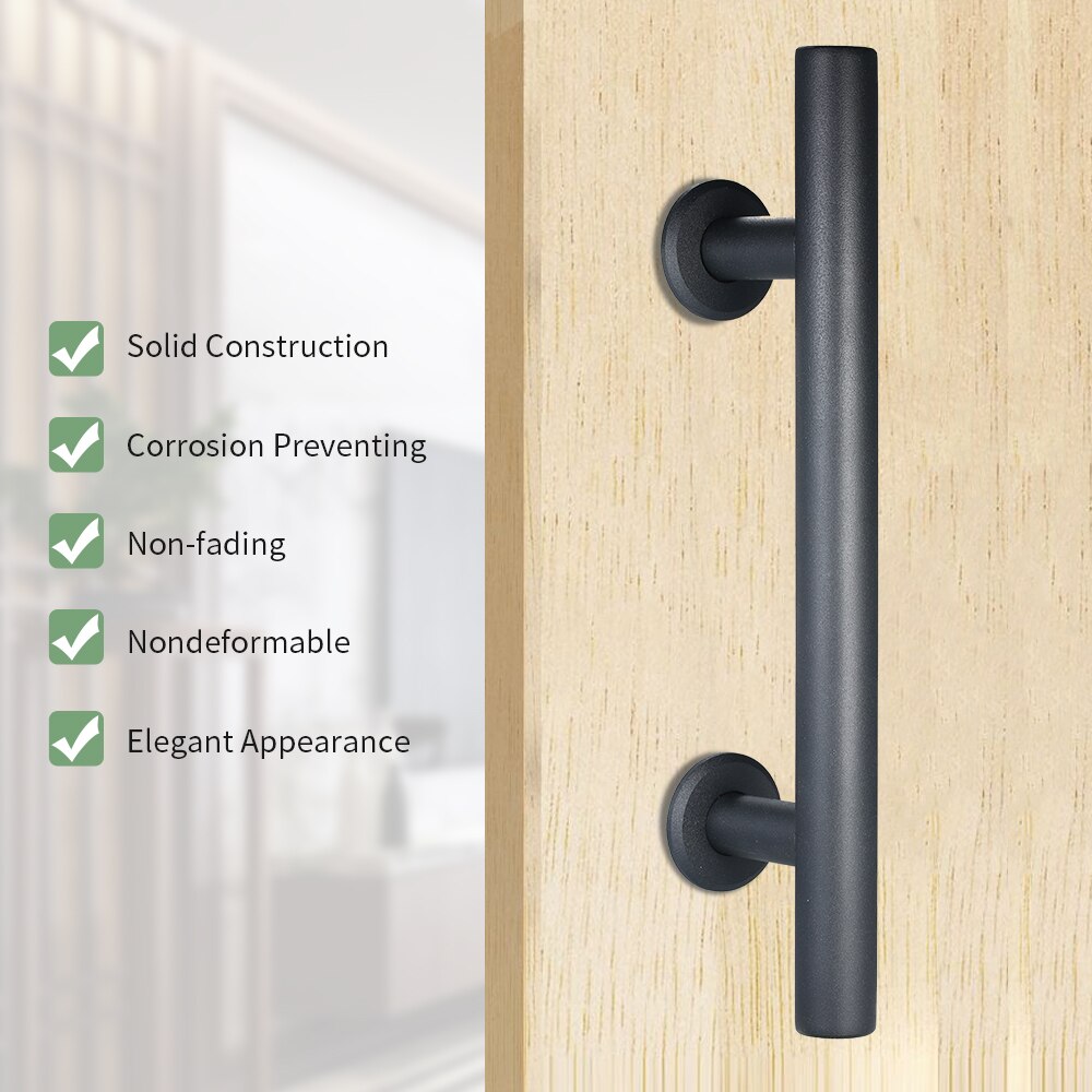 12 "Schuifdeuren Schuur Deur Handvat Zware Pull Flush Handvat Verzonken Pull Ronde Schuifdeuren Schuur Deur Handvat Voor Slide deur Barn Deur