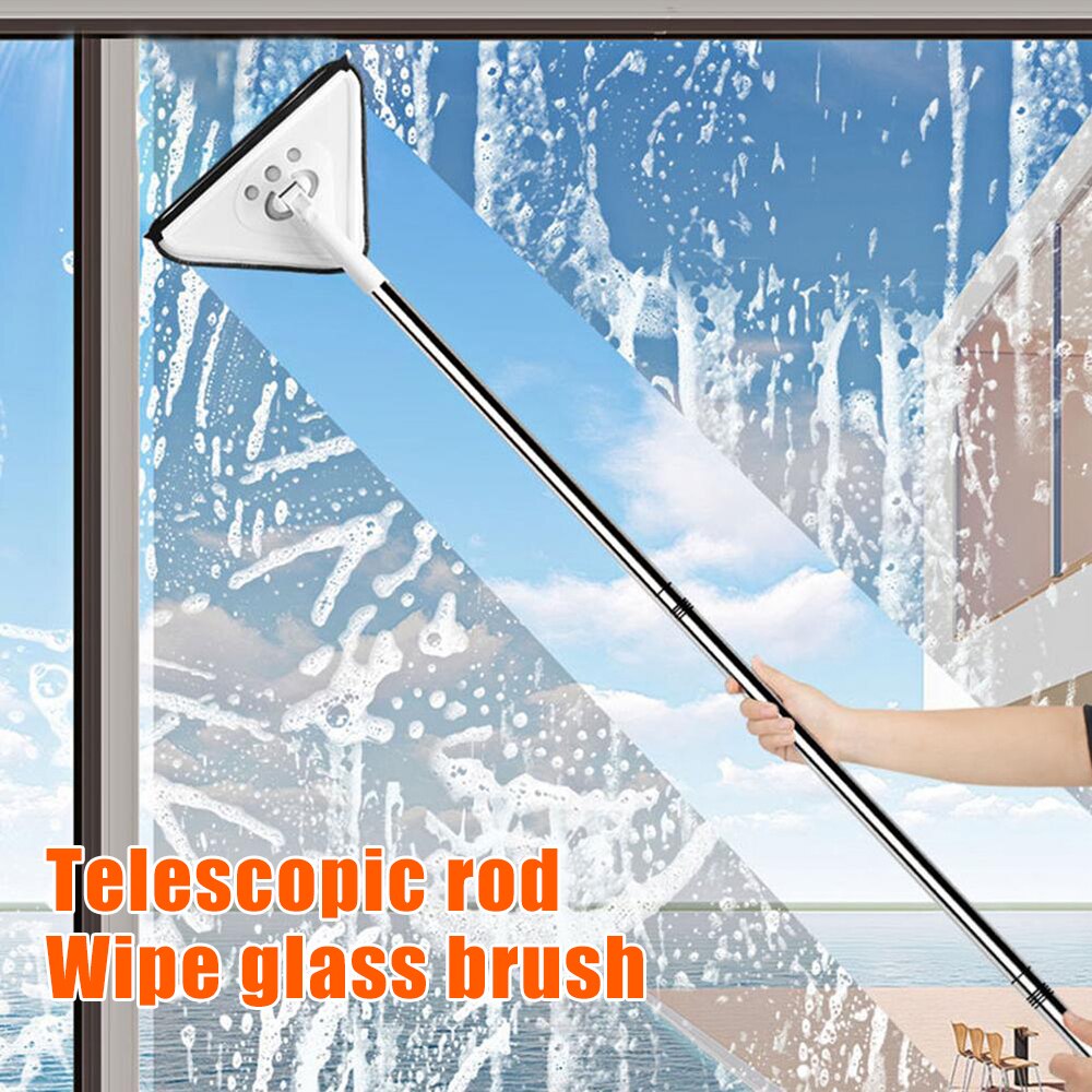 360Degree Cleaning Mop Retractable Telescopic Glass Window Cleaning Mop with Long Handle FOU99