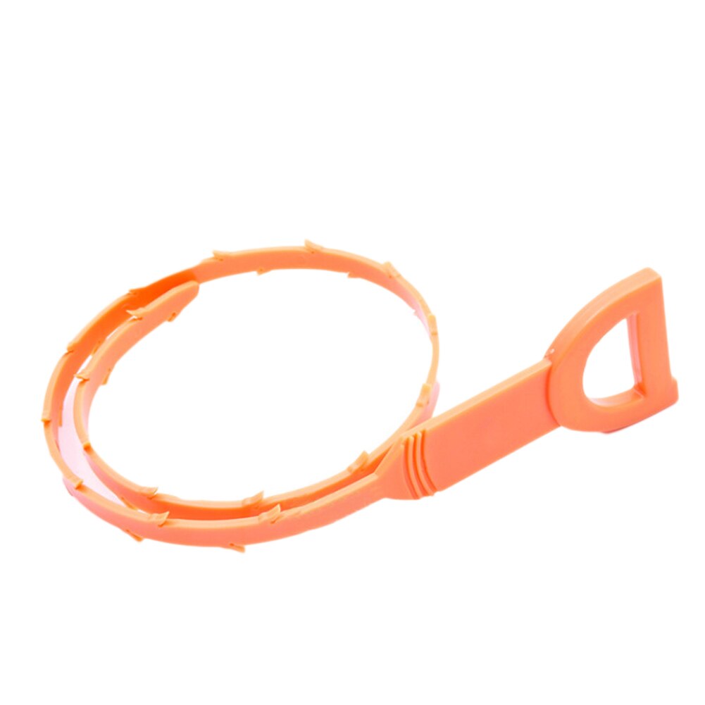 Drainage Pipe Sewer Clean Hook Pipeline Dredge Device Kitchen Toilet Orange 51cm Plastic Strip Tube Tools Hair Stoppers