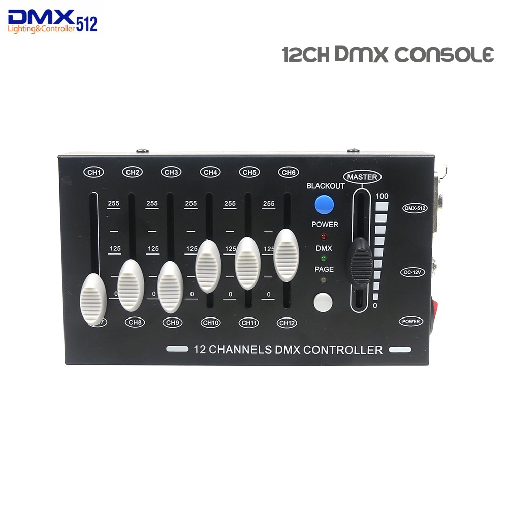 12 Kanalen Dmx Controller Dj Controller Mini Console Voor Stage Light Effect Home Entertainment Ktv Feestverlichting