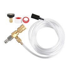 4000 PSI Chemical Injector Kit Pump Head 3/8 Quick Insert Washer Cleaning Tool