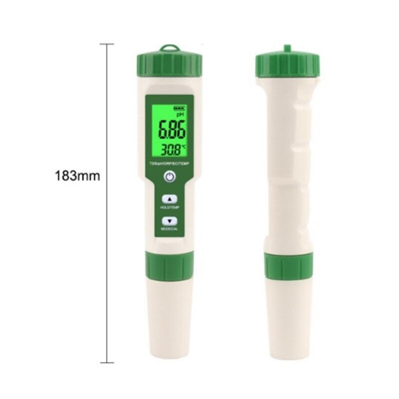 EZ-9910 PH/TDS/EC/ORP/Temperature Meter PH Meter Digital Water Monitor Tester for Water