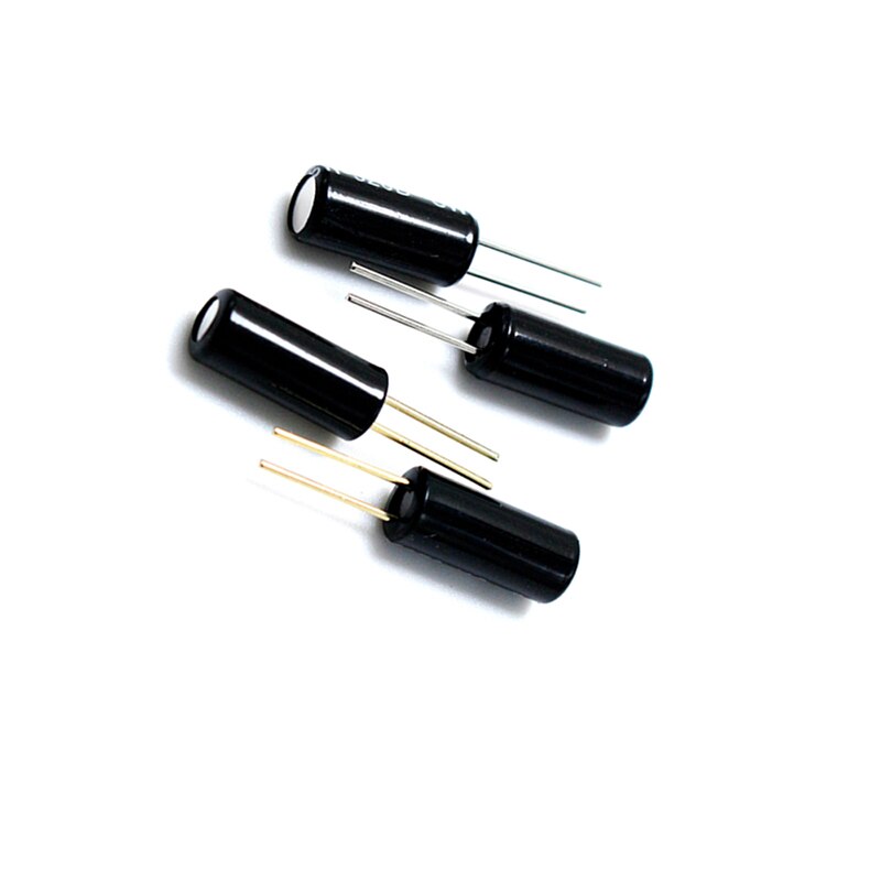 Sensor de vibración SW520D, interruptor de sacudida de inclinación de bola de Metal, 5,2x11,5 SW-520D, interruptores de posición de vibración, chapado en oro y plata, 10 Uds.