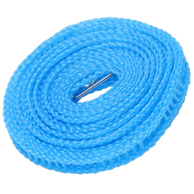 House Laundry Nylon String Clothesline 5 Meters Clothes Line Rope Blue