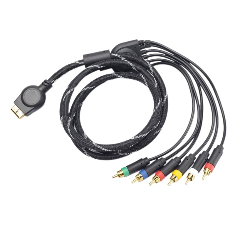 Professionele Component Av Kabel (6 Voeten) Hoge Resolutie Hdtv Component Rca Audio Video Kabel Compatibel Met PS3, PS2
