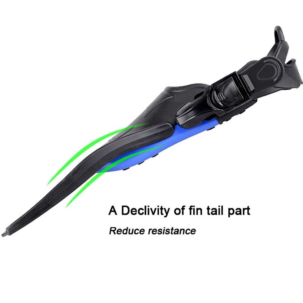 Adulte Réglable Plongée Natation Palmes Snorkel Pied Plongée Palmes Débutant Sports Nautiques Équipement De Plongée Portable
