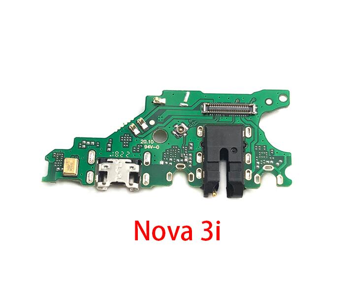 Usb ladeport dock-kontakt flex kabel med mikrofon for huawei nova 2 plus 2s 3 3i 3e 4 4e 5 5i pro usb-kort: Nova 3i
