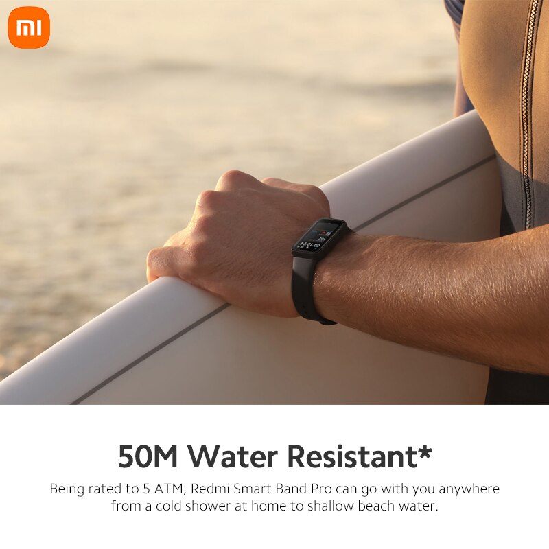 Xiaomi Redmi Clever Band Profi Armbinde 1.47 ''Voll AMOLED 100% NTSC 450 Nit 110 + Fitness 50m ATM modus Tragen App